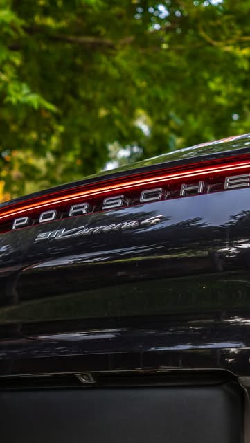 Porsche 911 Carrera 4 rear detail